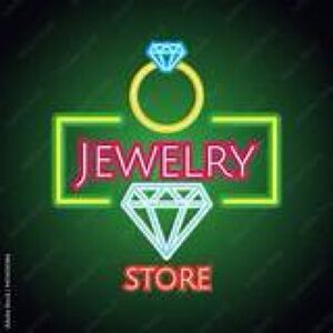 Elegant Neon Jewelry Ring Sign
